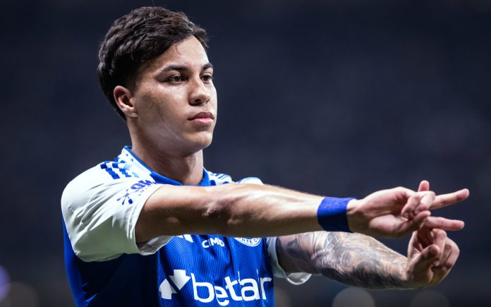 Kaio Jorge fez o K duas vezes contra o Atlético-MG, no Mineirão