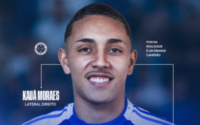 Cruzeiro anunciou a contratação de Kauã Moraes