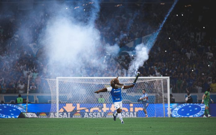 Raposão faz a festa no gramado do Mineirão