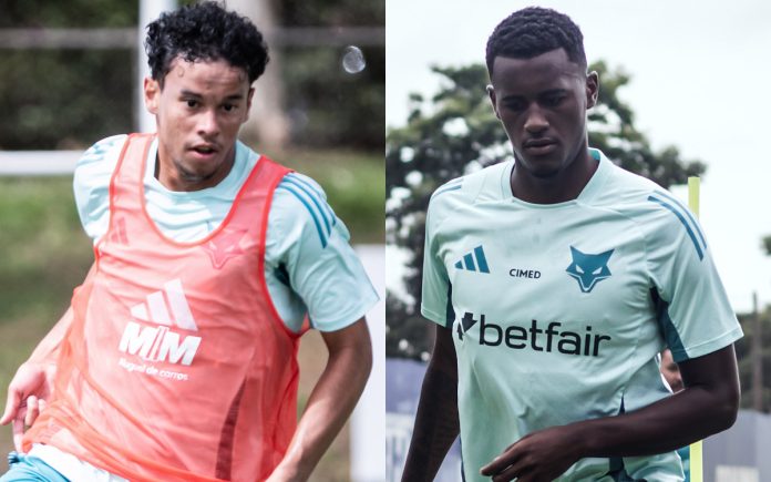 Rhuan Gabriel e Bruno Alves, do Cruzeiro