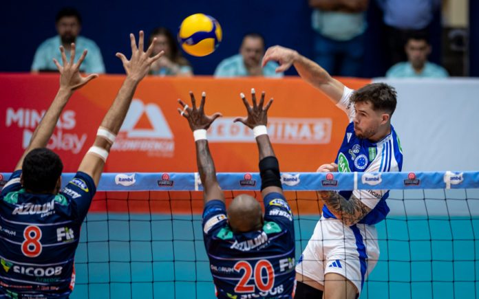 Sada Cruzeiro x Monte Carmelo pelo Mineiro de Vôlei (Foto: Agência i7/Sada Cruzeiro)