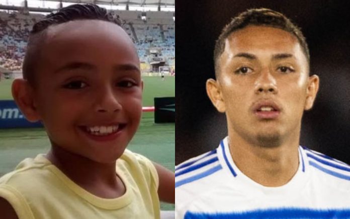 Kauã Moraes estreou pelo Cruzeiro no Maracanã, estádio que visitou quando criança