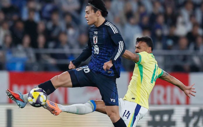 Fabrício Bruno foi titular da Seleção na derrota para o Japão