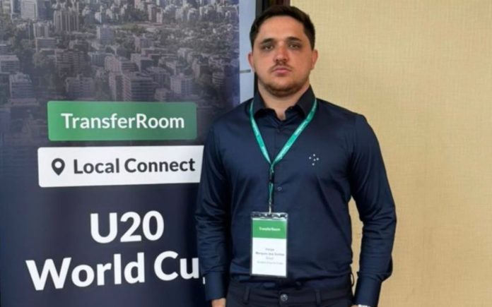 Felipe Marques, da equipe de scout do Cruzeiro (Foto: reprodução)
