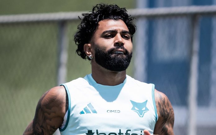 Gabigol deve ser titular contra o Fortaleza