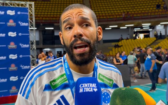 Wallace, oposto do Sada Cruzeiro, após título do Mineiro