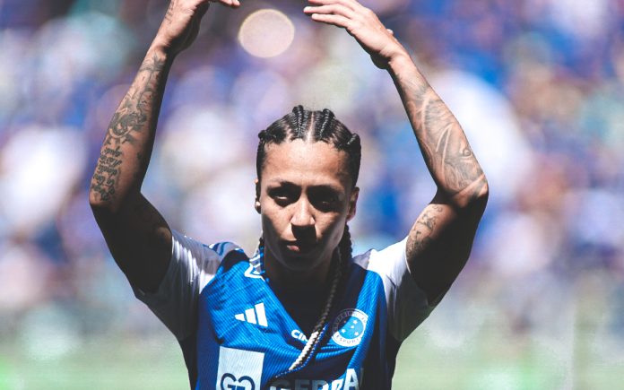 Byanca Brasil, atacante do Cruzeiro (Foto: Gustavo Martins/Cruzeiro)
