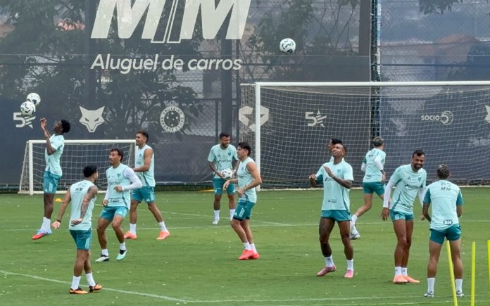 Cruzeiro fez penúltimo treino de olho no Fluminense