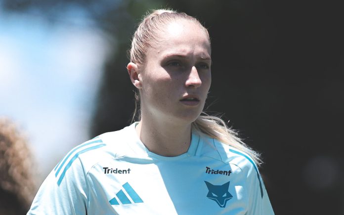 Isa Haas no treino desta quarta-feira (12)