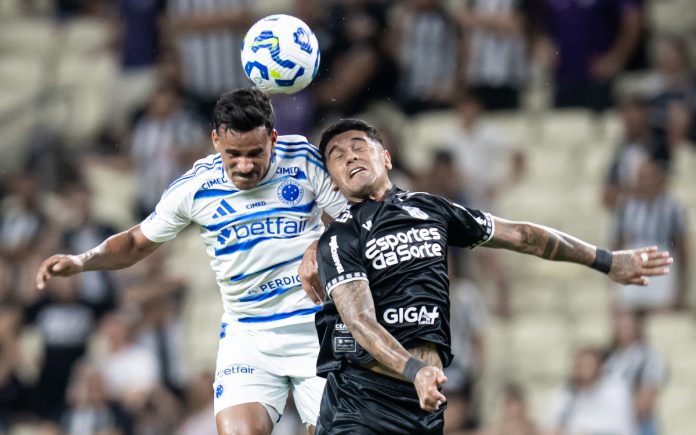Kaiki em lance de jogo contra o Ceará, pelo Brasileirão