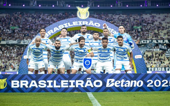Cruzeiro em jogo do Campeonato Brasileiro