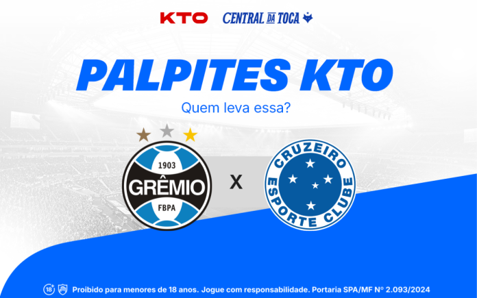 Palpites KTO de Grêmio x Cruzeiro