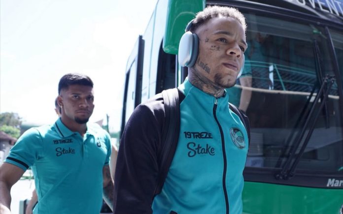 Rafael Bilu, ex-Cruzeiro, é titular no ataque do Juventude (Foto: Divulgação/Juventude)