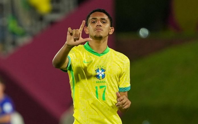 Pietro Tavares, atacante do Cruzeiro e da Seleção Brasileira Sub-17 (Foto: Nelson Terme/CBF)