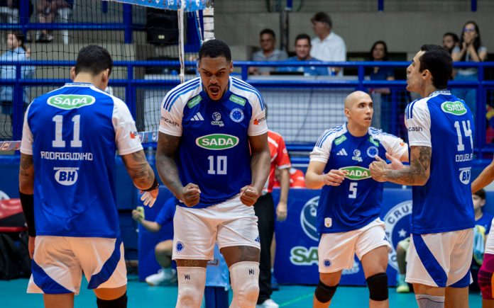 Sada Cruzeiro contra o Minas, no Riachão, pelo Campeonato Mineiro (Foto: Agência i7/Sada Cruzeiro)