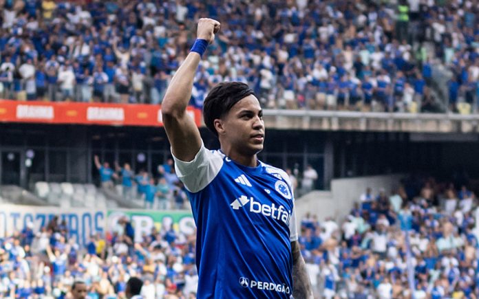 Kaio Jorge, atacante do Cruzeiro, no Mineirão (Foto: Gustavo Aleixo/Cruzeiro)