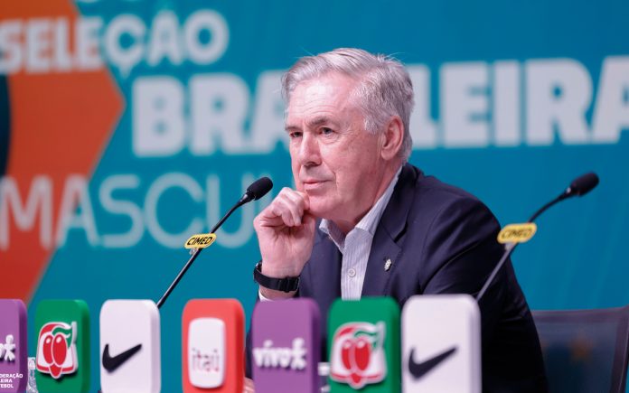 Ancelotti, treinador da Seleção Brasileira (Foto: Rafael Ribeiro/CBF)