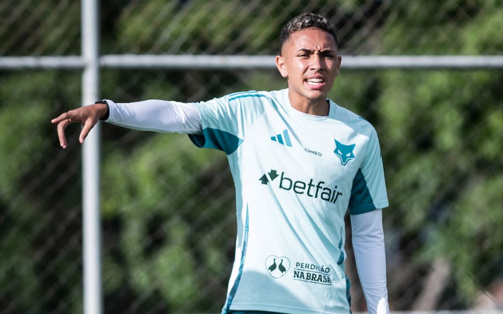 Kauã Moraes deve atuar contra o Santos, na Vila