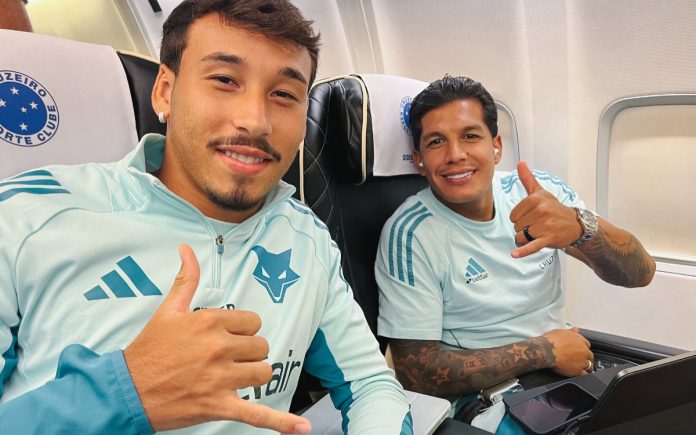 Lucas Romero viajou para São Paulo (Foto: Matheus de Morais/Cruzeiro)