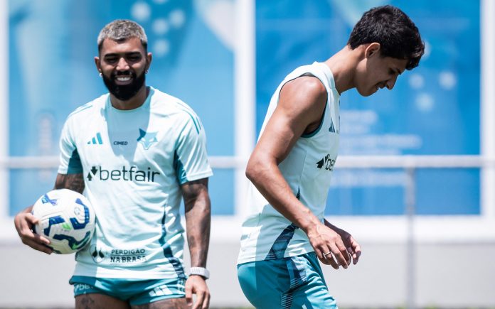 Gabigol deve ser titular diante do Santos (Foto: Gustavo Aleixo/Cruzeiro)