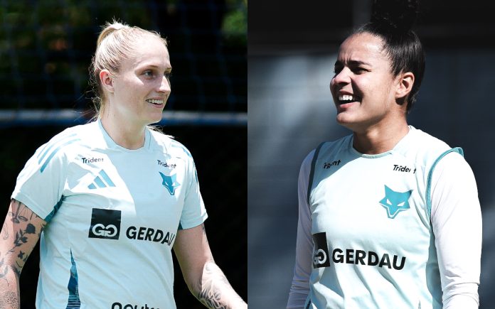 Isa Haas e Isa Chagas estão no top 5 maiores vendas do futebol feminino (Fotos: Gustavo Martins/Cruzeiro)
