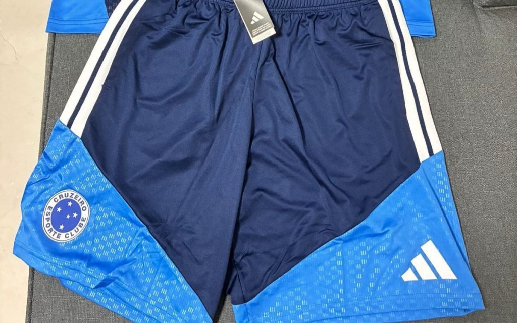 Novo calção de treinos do Cruzeiro 