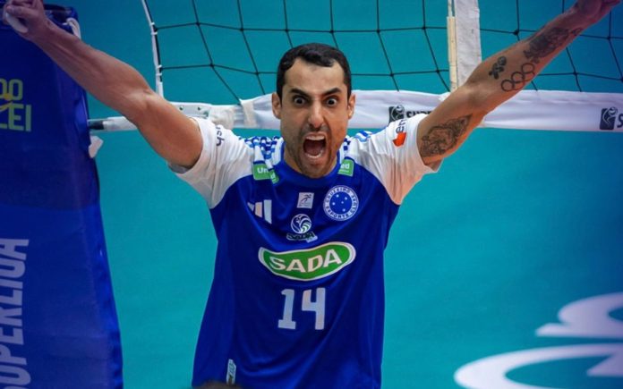 Douglas Souza foi um dos destaques da partida (Foto: divulgação/Sada Cruzeiro)