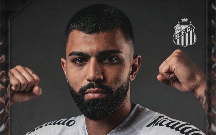 Gabigol é o novo reforço do Santos (Foto: Divulgação/Santos)