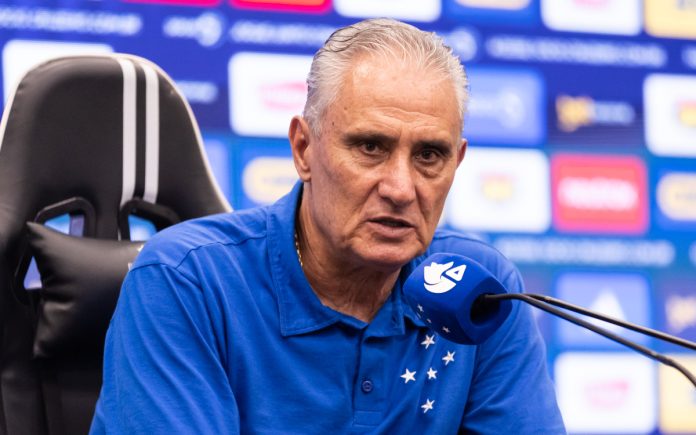 Tite, treinador do Cruzeiro