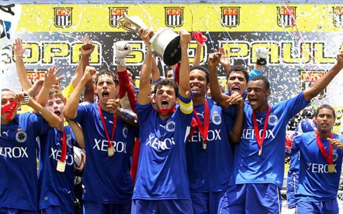 Elenco campeão da Copinha 2007 pelo Cruzeiro
