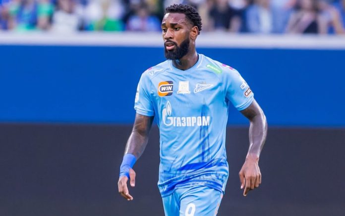 Gerson em jogo do Zenit, na Rússia