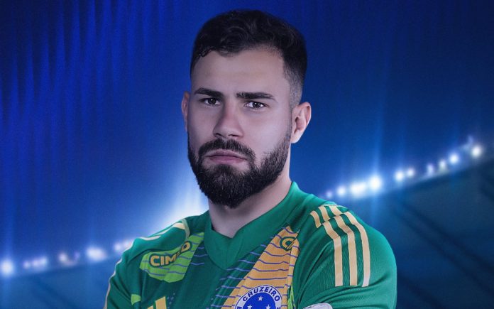 Matheus Cunha, novo goleiro do Cruzeiro (Foto: Reprodução/Cruzeiro)