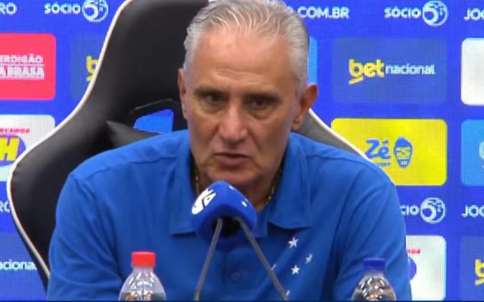 Tite, técnico do Cruzeiro (Foto: Reprodução/Samuca TV)