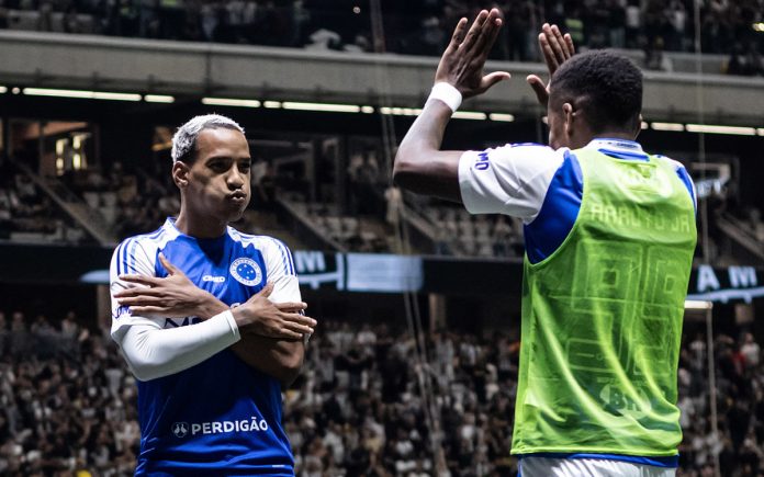 Matheus Pereira fez o gol do Cruzeiro no último clássico