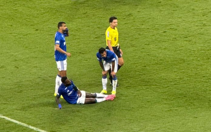 Gerson foi substituído no primeiro tempo contra o Pouso Alegre