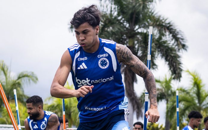 Kaio Jorge em trabalho físico na Toca II