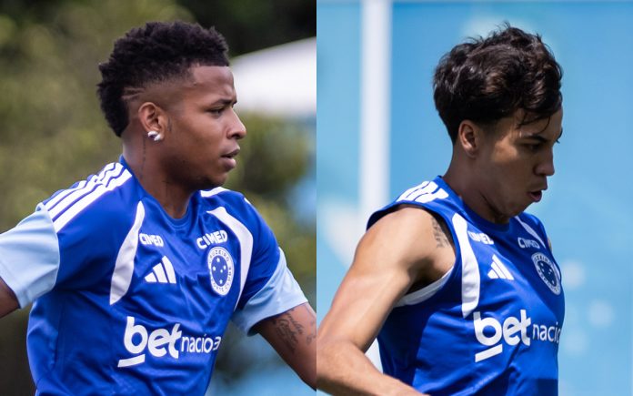 Arroyo e Kaio Jorge, atacantes do Cruzeiro, serão desfalques no jogo de ida do Mineiro (Foto: Gustavo Aleixo/Cruzeiro)
