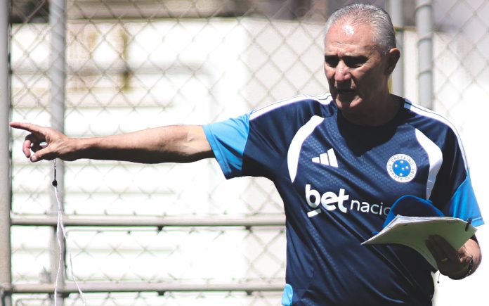 Tite, treinador do Cruzeiro