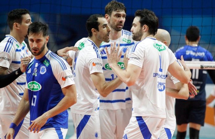 Sada Cruzeiro venceu mais uma na Superliga (Foto: Divulgação/Suzano)