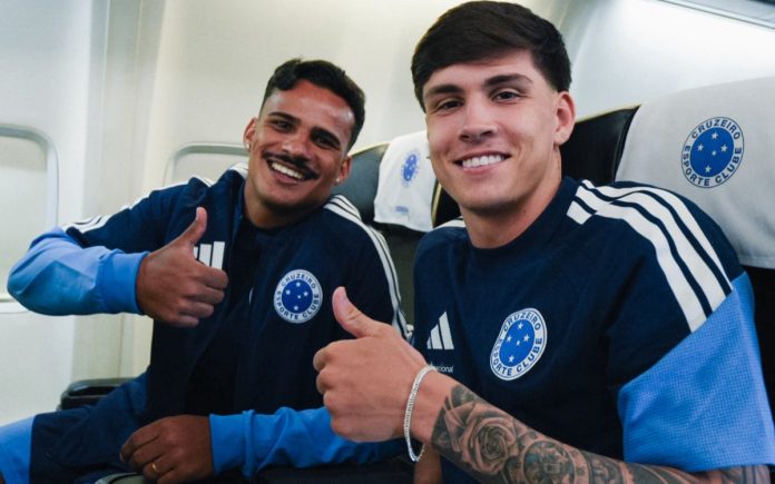 Kaiki e Rayan Lelis (Foto: Matheus de Morais/Cruzeiro)