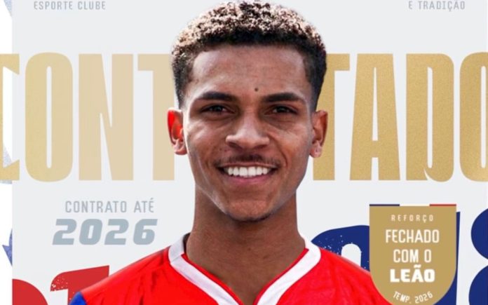 Rodriguinho foi anunciado como novo reforço do Fortaleza (Foto: Reprodução/Fortaleza)