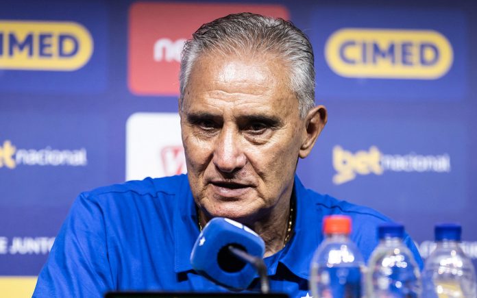 Tite, treinador do Cruzeiro