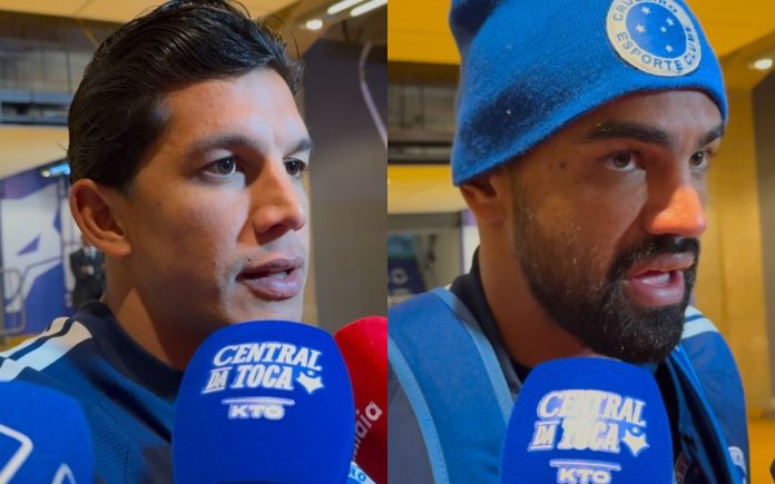 Romero e Fabrício Bruno falaram na zona mista