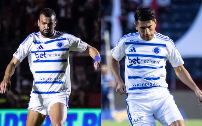 Fabrício Bruno e Villalba, zagueiros do Cruzeiro (Foto: Gustavo Aleixo/Cruzeiro)