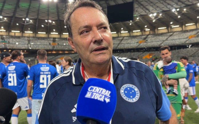 Pedrinho, presidente da SAF do Cruzeiro (Foto: Thaynara Amaral/Central da Toca)
