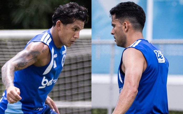 Lucas Romero e Bruno Rodrigues, do Cruzeiro Lucas Romero e Bruno Rodrigues, do Cruzeiro