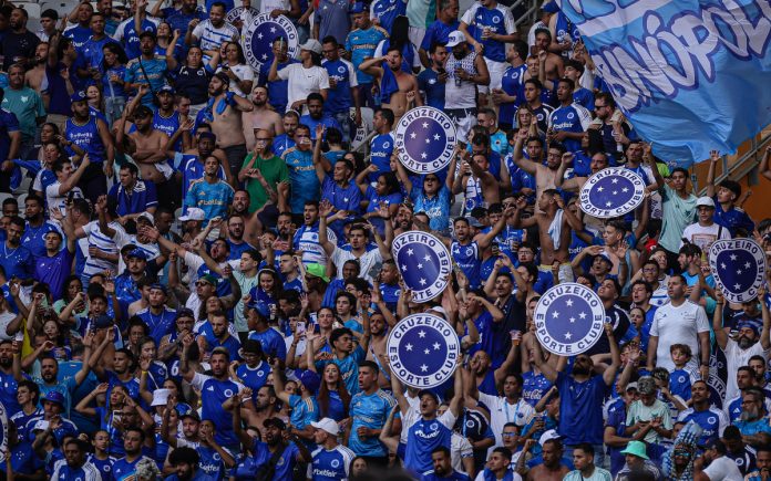 Torcida do Cruzeiro no Mineirão (Foto: Divulgação/FMF)