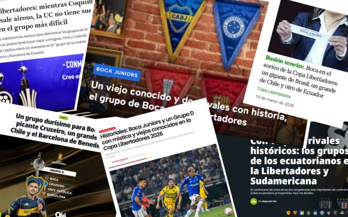 Jornais sul-americanos repercutiram o grupo do Cruzeiro na Libertadores