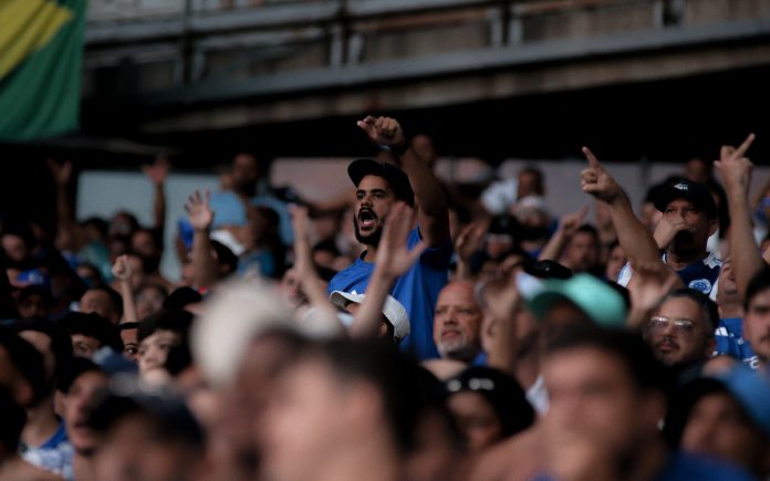 Torcida do Cruzeiro no Mineirão (Foto: Gustavo Martins/Cruzeiro)