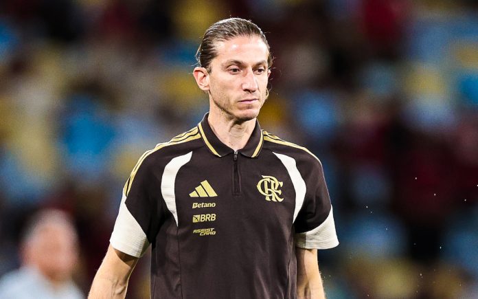 Filipe Luís, agora ex-técnico do Flamengo (Foto: Gilvan de Souza/Flamengo)